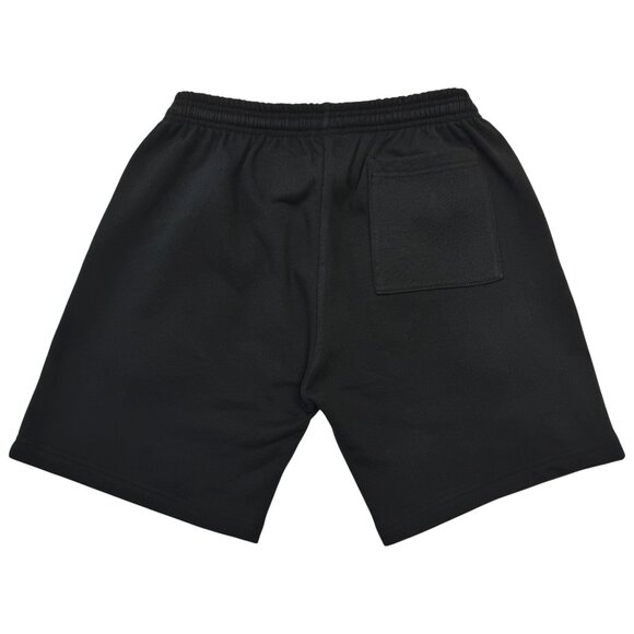 Sp5der x UY Scuti Sweat Shorts Black Red | Spider Worldwide - Picture 2 of 4